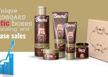 Unique cardboard cosmetic boxes are appealing and increase sales