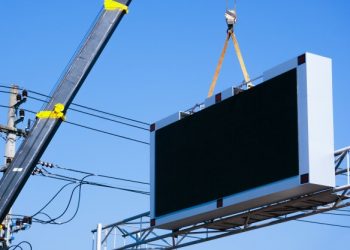 Construction site hoarding