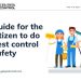 Guide for the Citizen to do Pest Control Safety