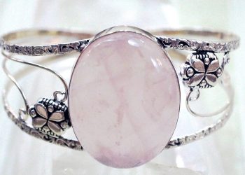 Rose quartz jewelry