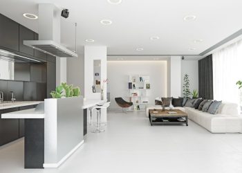 Modern White Living Room