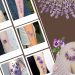 violet flower tattoo
