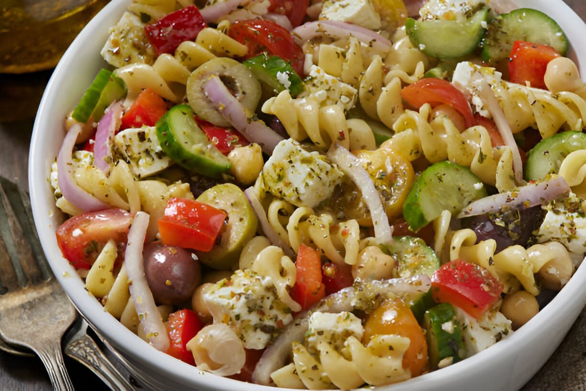 Cold chickpea pasta recipes Salad