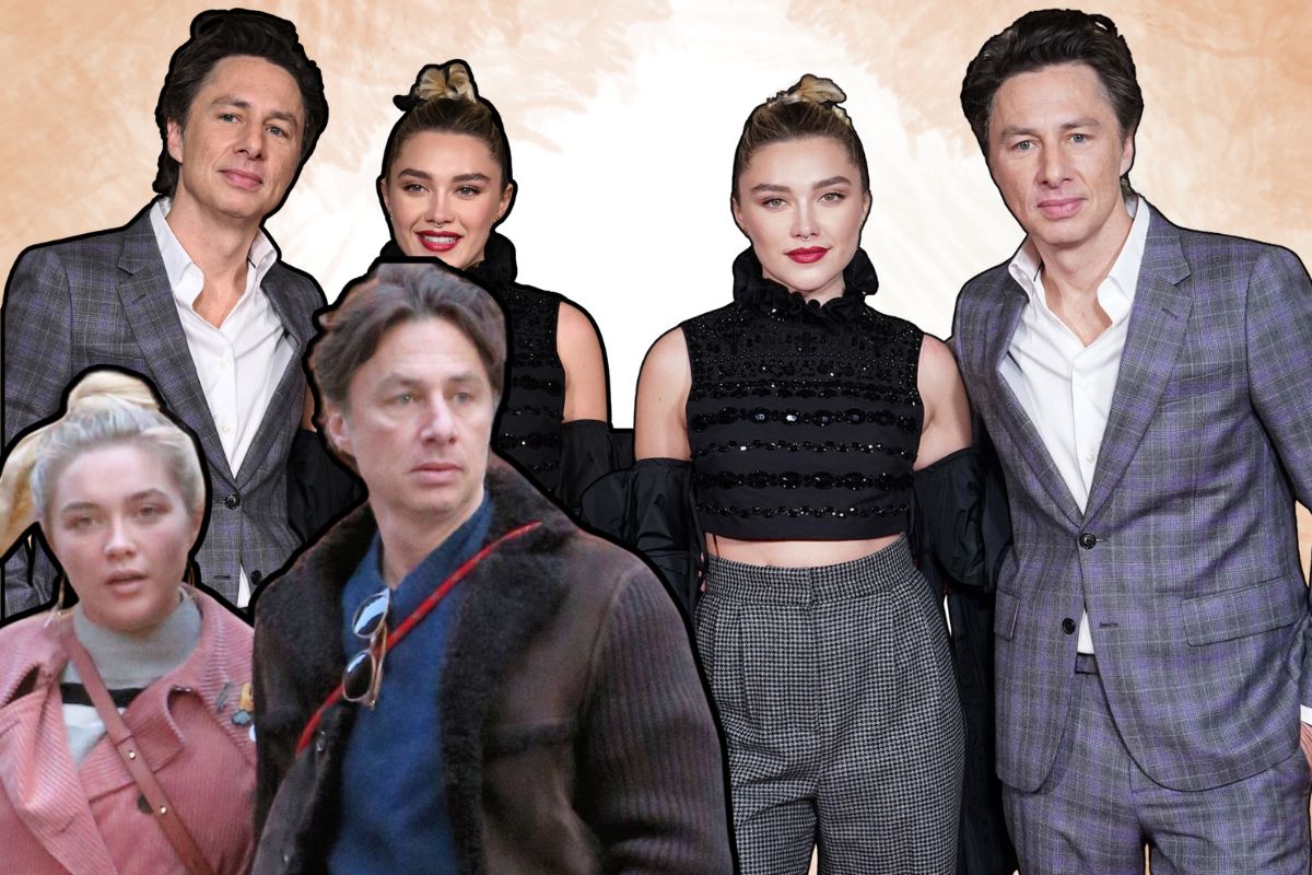 Florence Pugh and Zach Braff